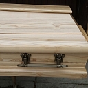 Wooden coffin